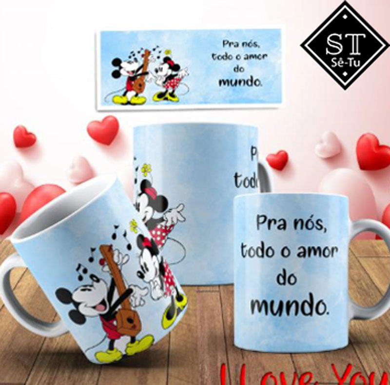 Taza Mickey y Minnie Classic Love